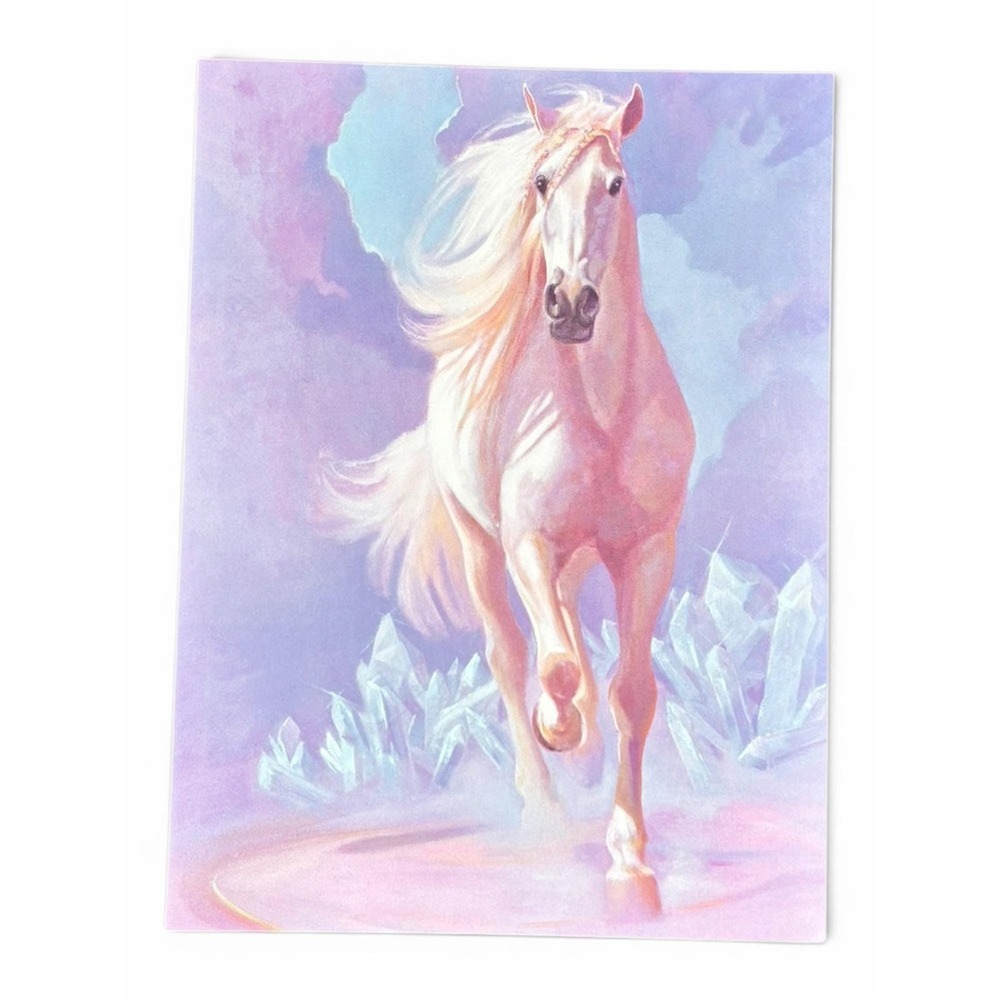 6-Pk Leanin' Tree Birthday Cards CRYSTAL DREAM Equestrian Horse Carolyne Hawley